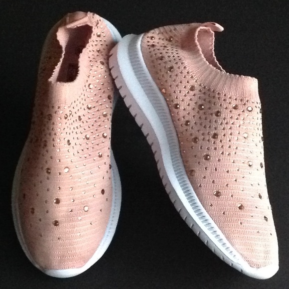 🔥🌟🔥 Jeri Johnson's - Bling Bling Sock Sneakers - Picture 1 of 7